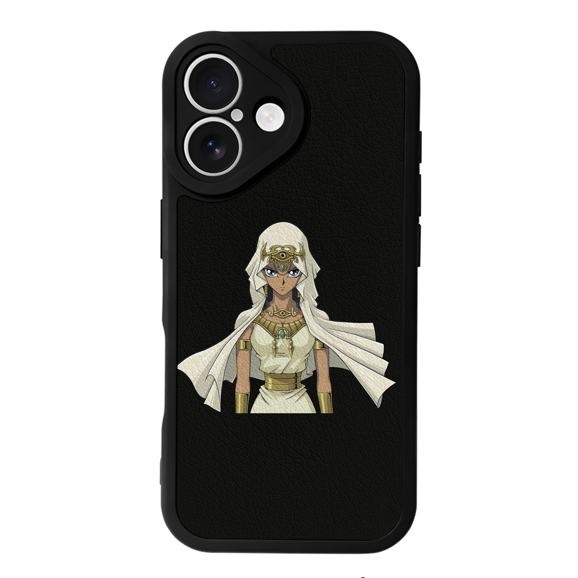 （画像用） 遊☆戯☆王 Yu-Gi-Oh! 【iPhone 16シリーズ対応】シリコンスマホケース（レザー調） 材質：シリコン